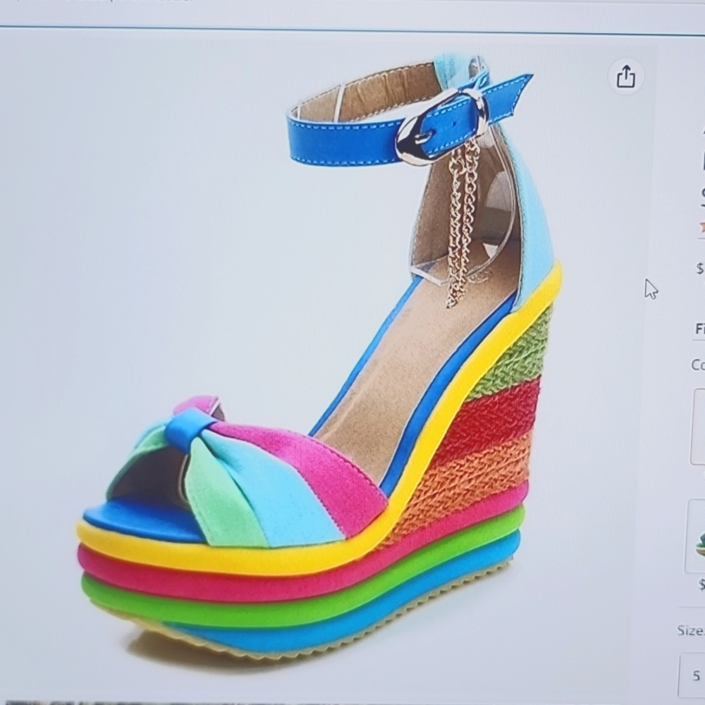 *BNWT* SUMMER WEDGE FAB!!!